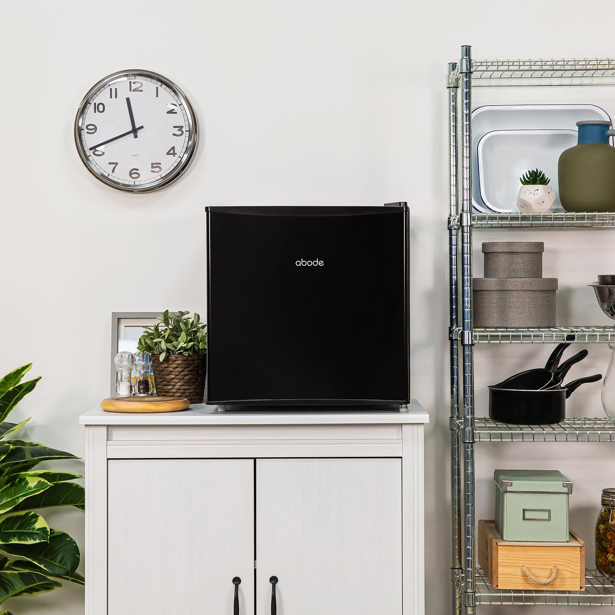 Abode 43L Table Top Mini Fridge With Ice Box ATTF0E1W