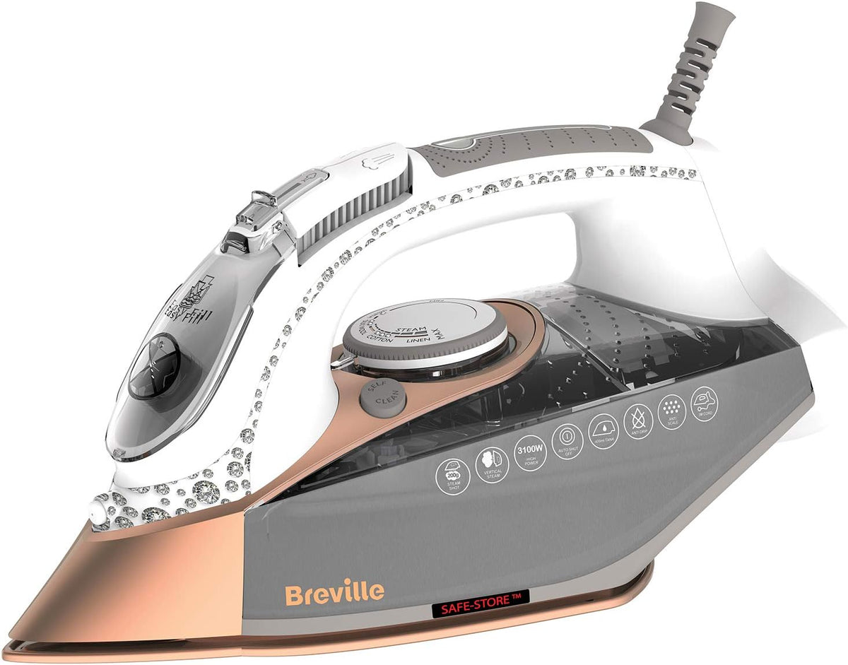 Breville DiamondXpress Steam Iron 3100W 200g Steam Shot