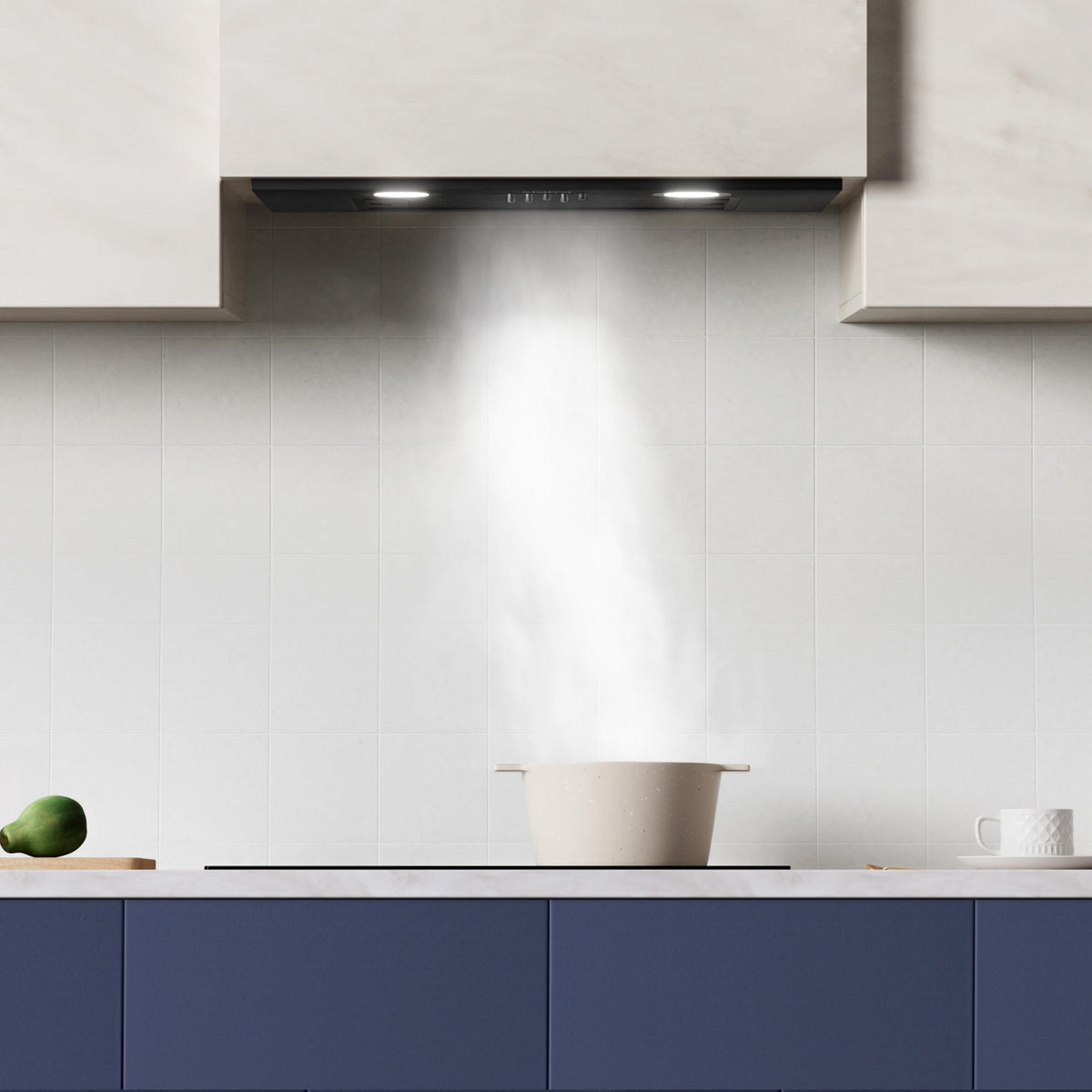 CIARRA 52cm Integrated Cooker Hood 300m3h LED 3 Speed