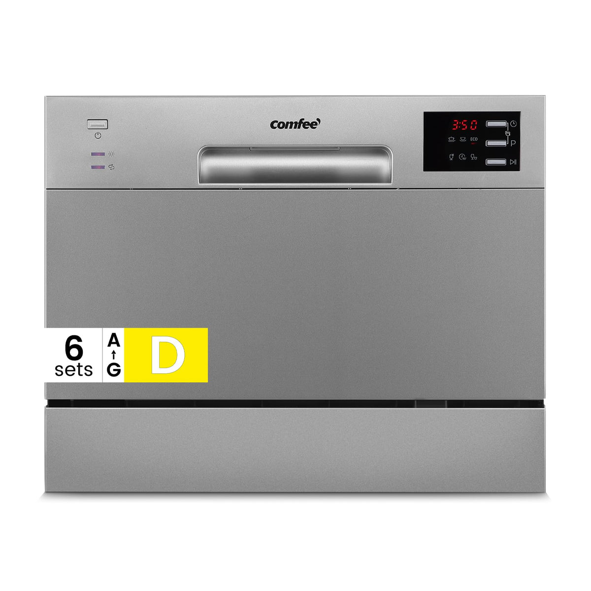 COMFEE' Countertop Dishwasher, 6 Place Settings