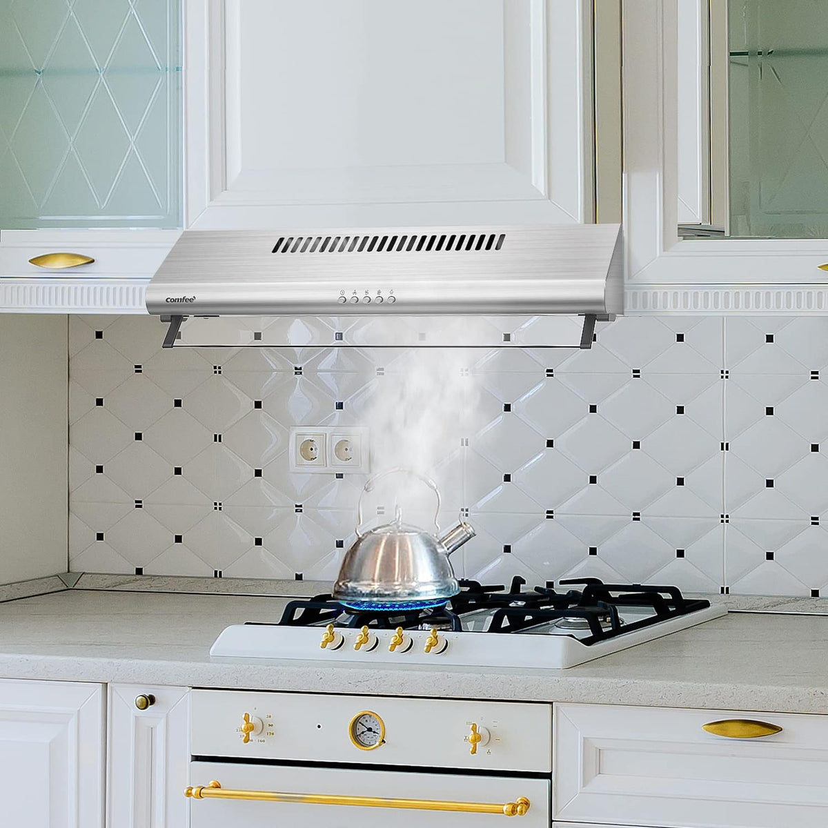 COMFEE Visor Cooker Hood SLIF17SS-60 60cm Stainless Steel