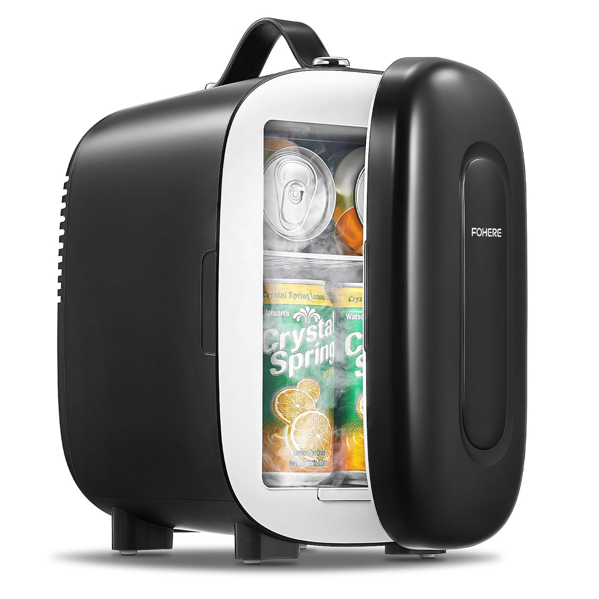 FOHERE 5L Mini Fridge, 6 Can Cooler and Warmer