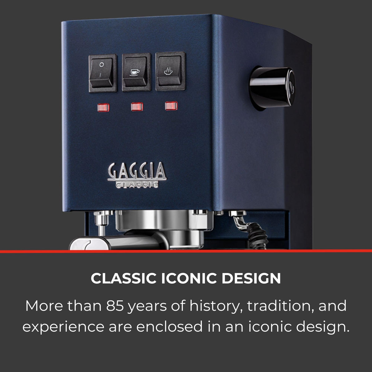 Gaggia Classic E24 Evo Espresso Machine Brass Boiler