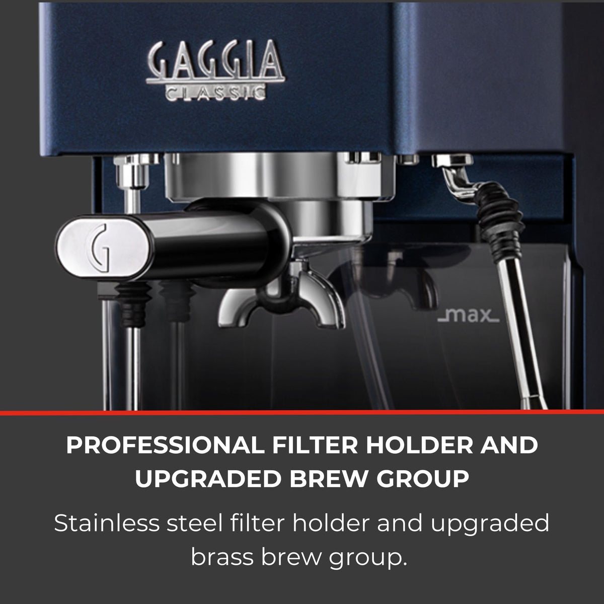 Gaggia Classic E24 Evo Espresso Machine Brass Boiler