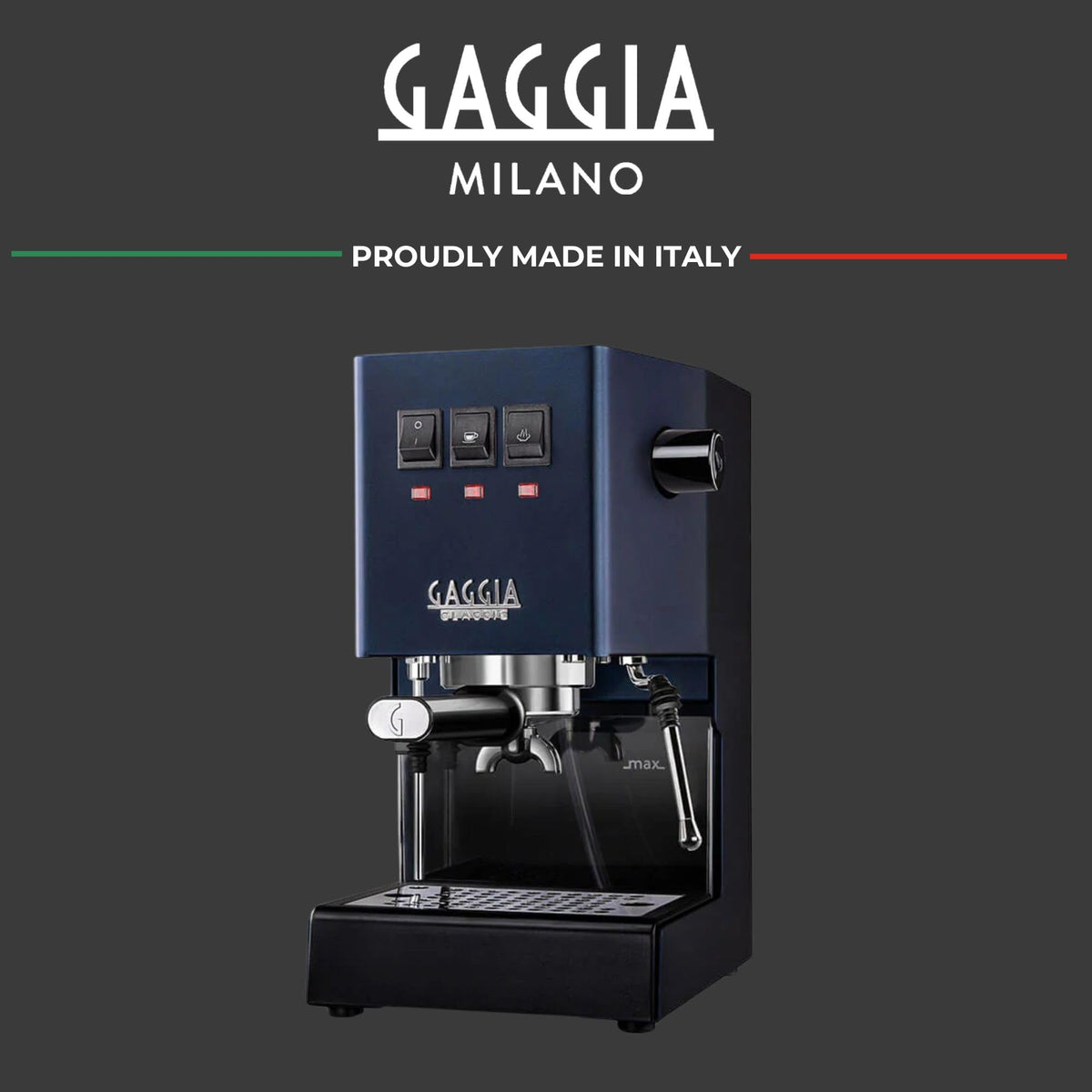 Gaggia Classic E24 Evo Espresso Machine Brass Boiler