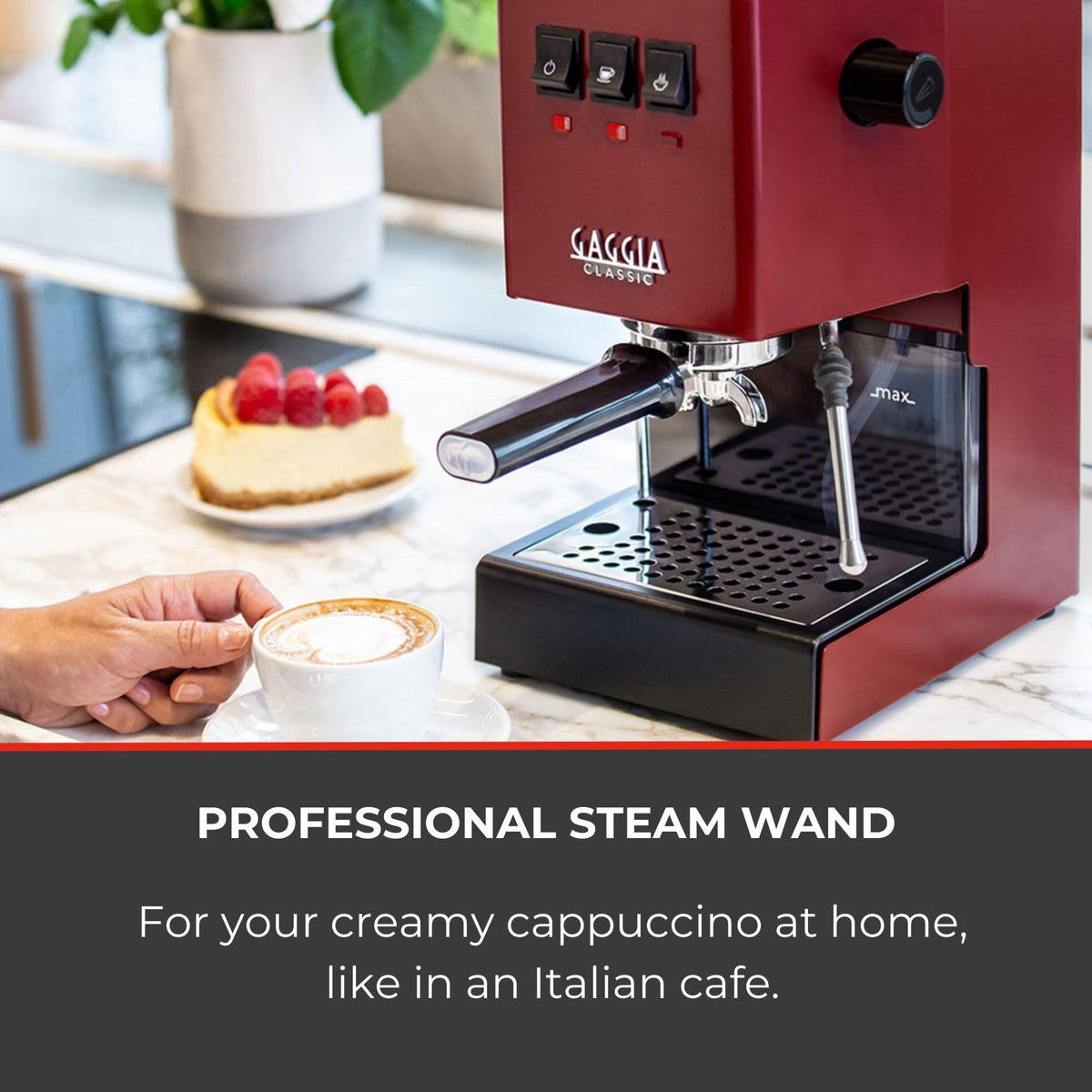 Gaggia Classic E24 Evo Espresso Machine Brass Boiler