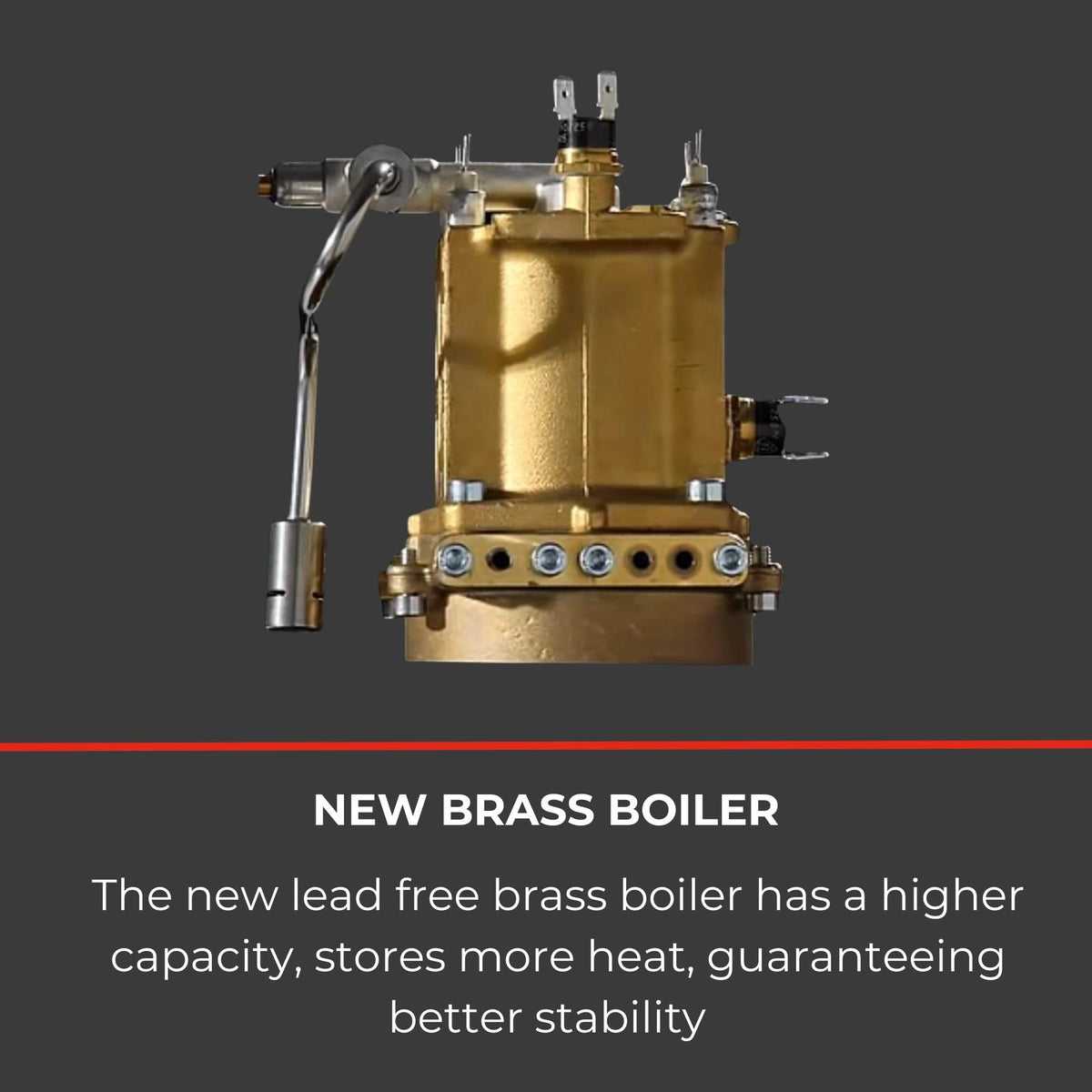 Gaggia Classic E24 Evo Espresso Machine Brass Boiler