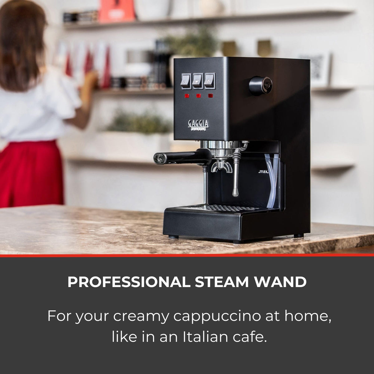Gaggia Classic E24 Evo Espresso Machine Brass Boiler