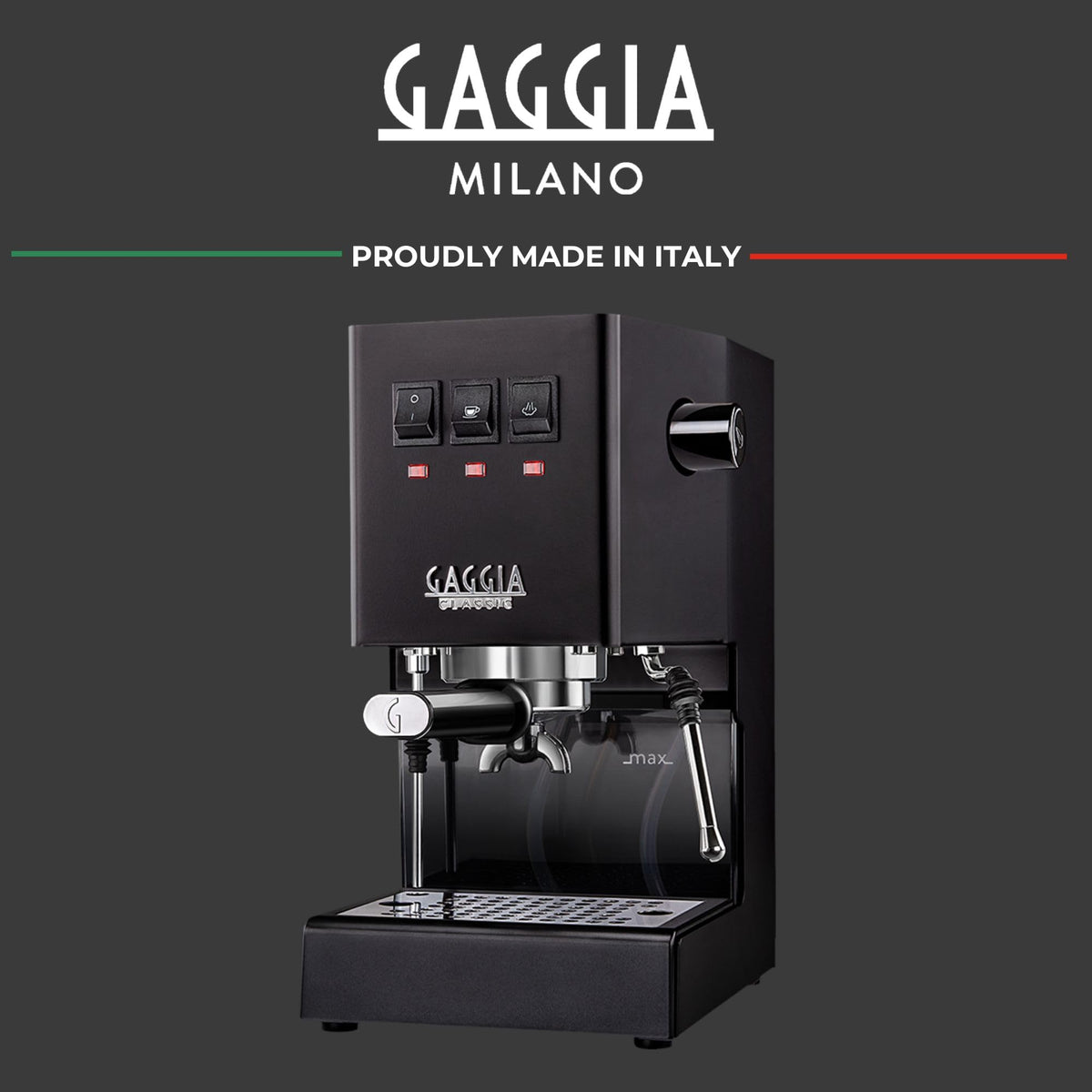 Gaggia Classic E24 Evo Espresso Machine Brass Boiler