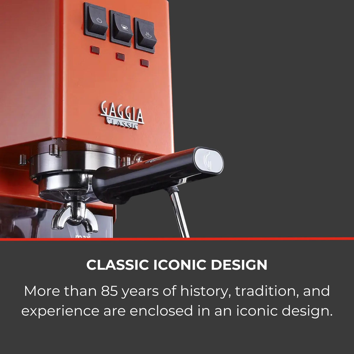 Gaggia Classic E24 Evo Espresso Machine Brass Boiler