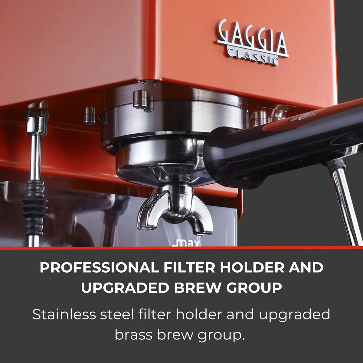 Gaggia Classic E24 Evo Espresso Machine Brass Boiler