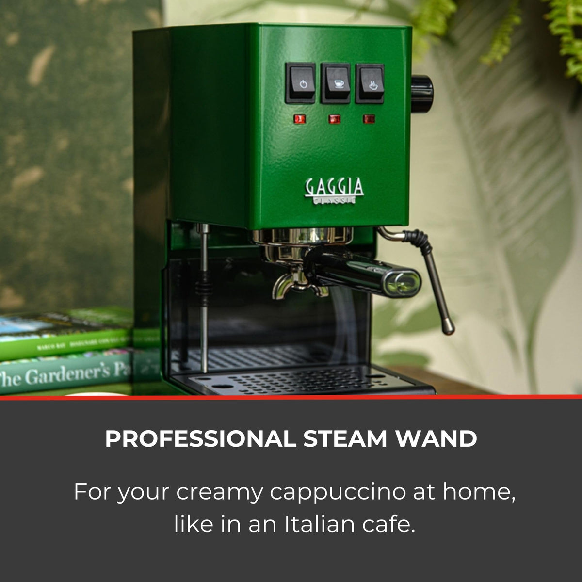 Gaggia Classic E24 Evo Espresso Machine Brass Boiler