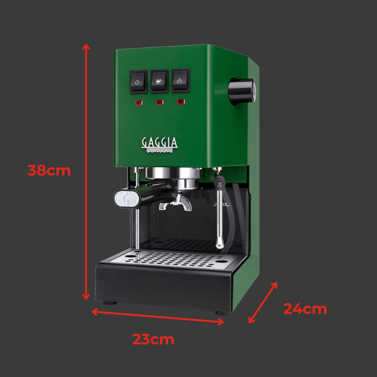 Gaggia Classic E24 Evo Espresso Machine Brass Boiler