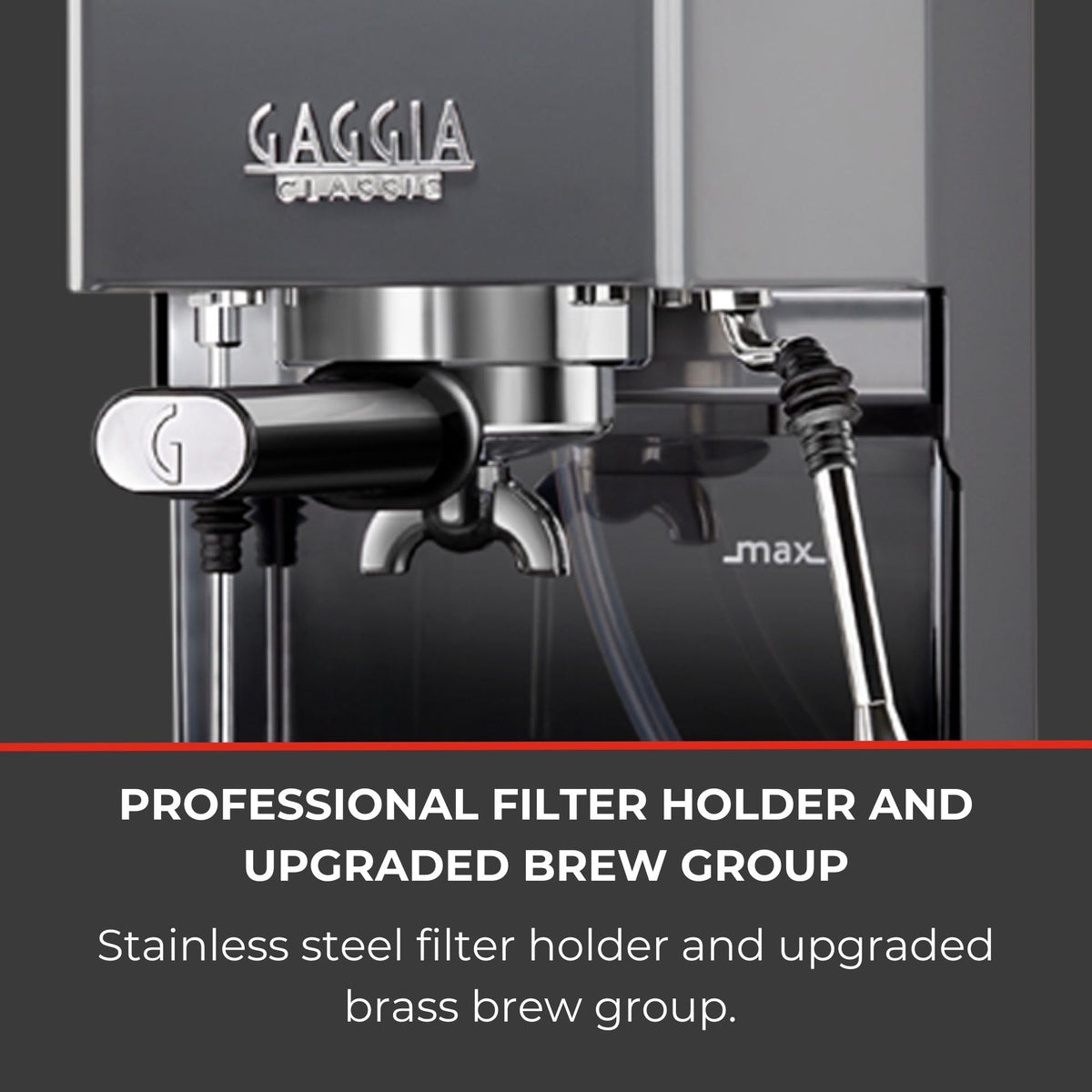 Gaggia Classic E24 Evo Espresso Machine Brass Boiler