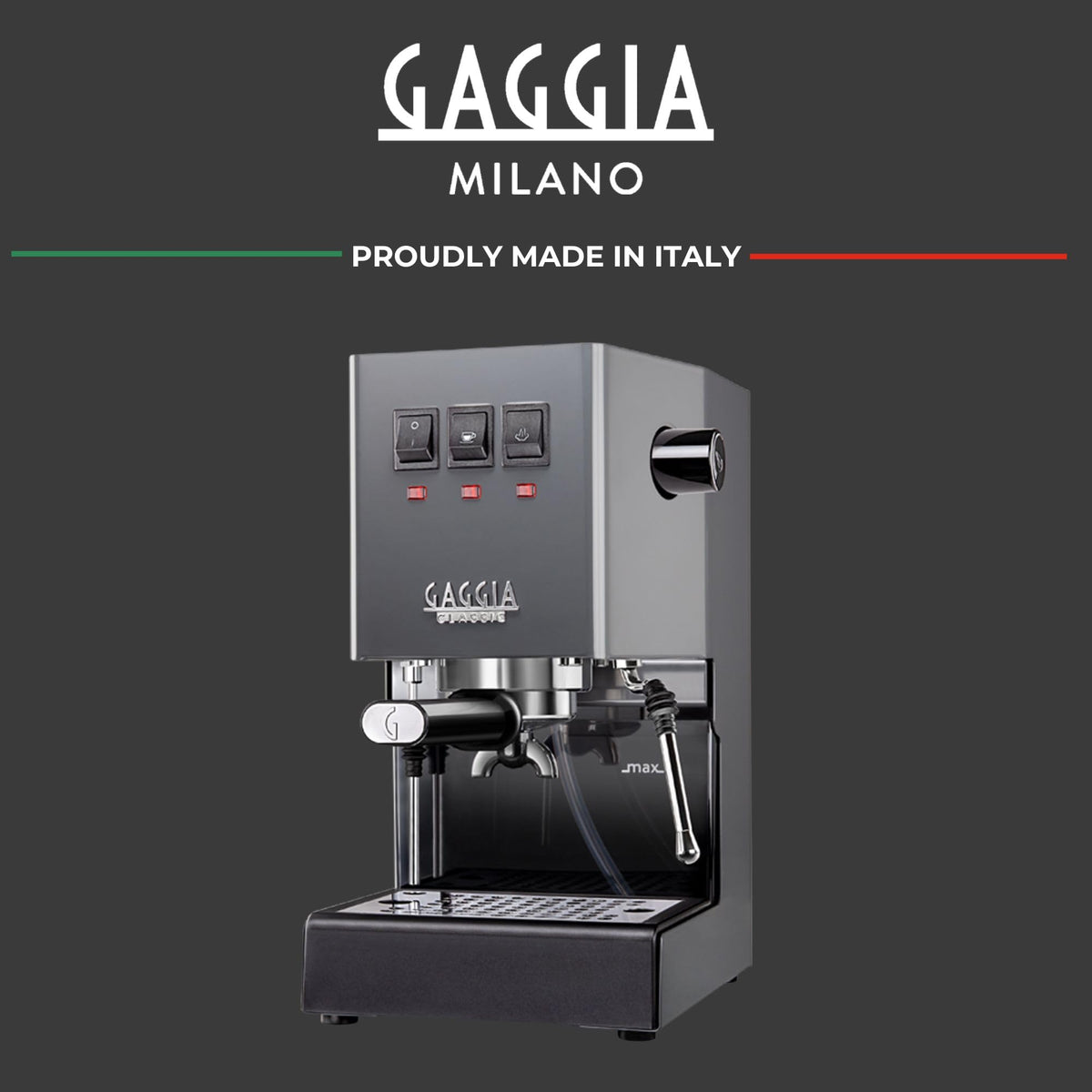 Gaggia Classic E24 Evo Espresso Machine Brass Boiler
