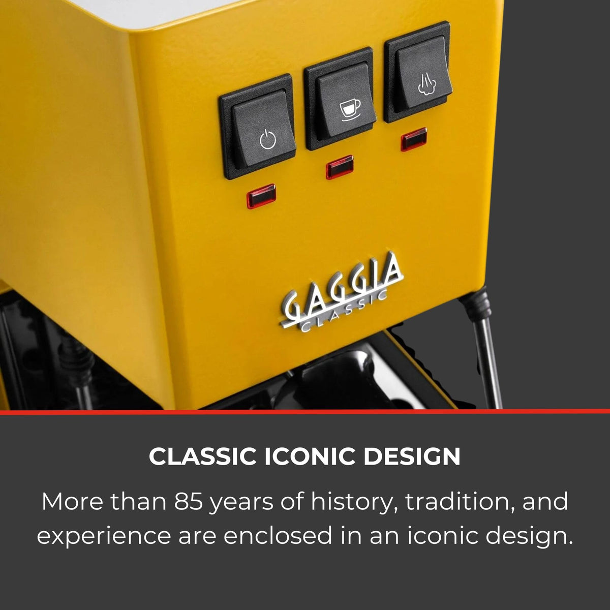 Gaggia Classic E24 Evo Espresso Machine Brass Boiler