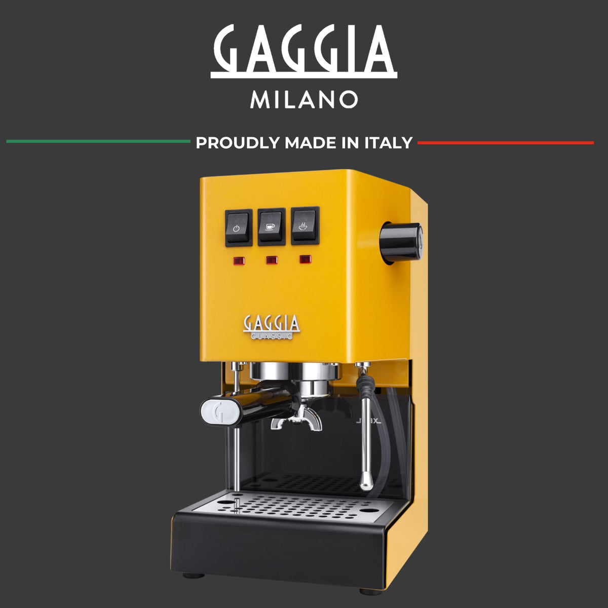 Gaggia Classic E24 Evo Espresso Machine Brass Boiler