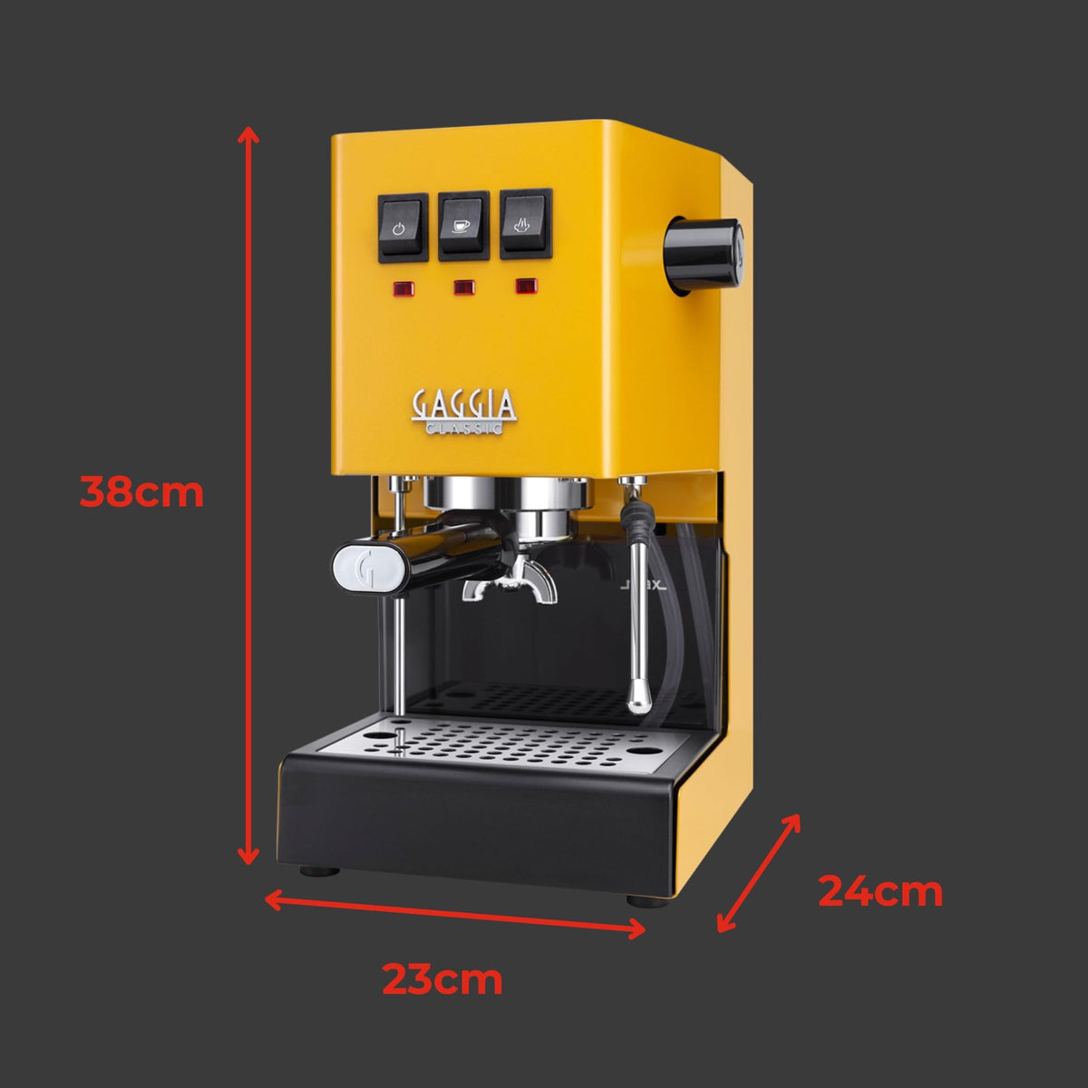 Gaggia Classic E24 Evo Espresso Machine Brass Boiler