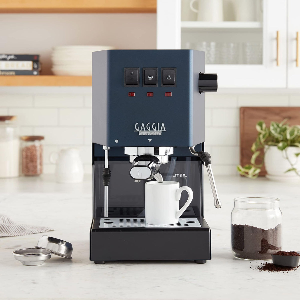 Gaggia Classic E24 Evo Espresso Machine Brass Boiler
