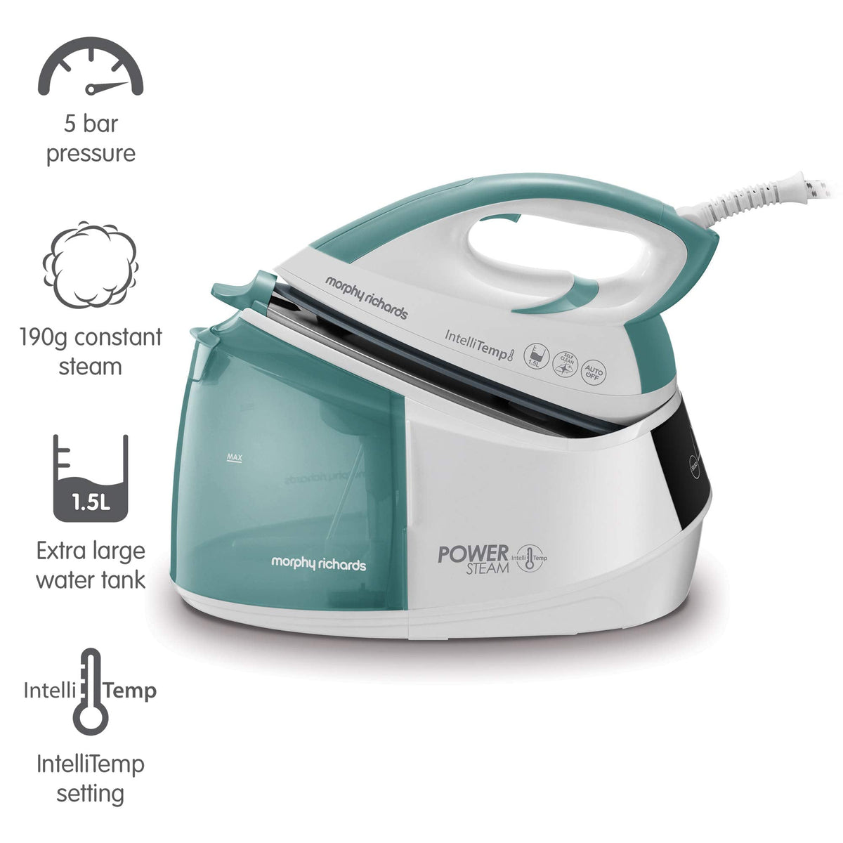 Morphy Richards Crystal Clear Steam Iron 2400W