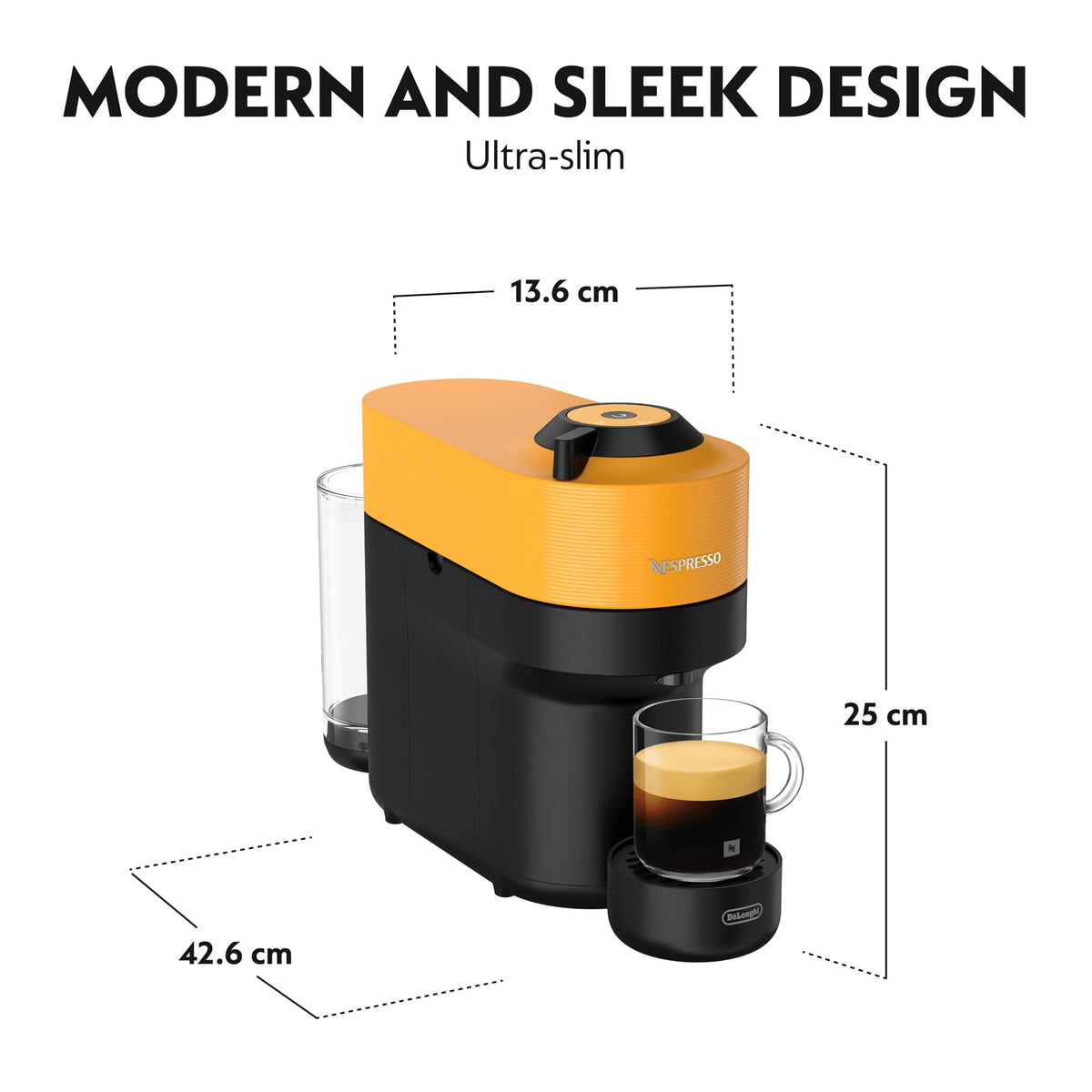 Nespresso Vertuo Pop Coffee Machine Six Cup Sizes