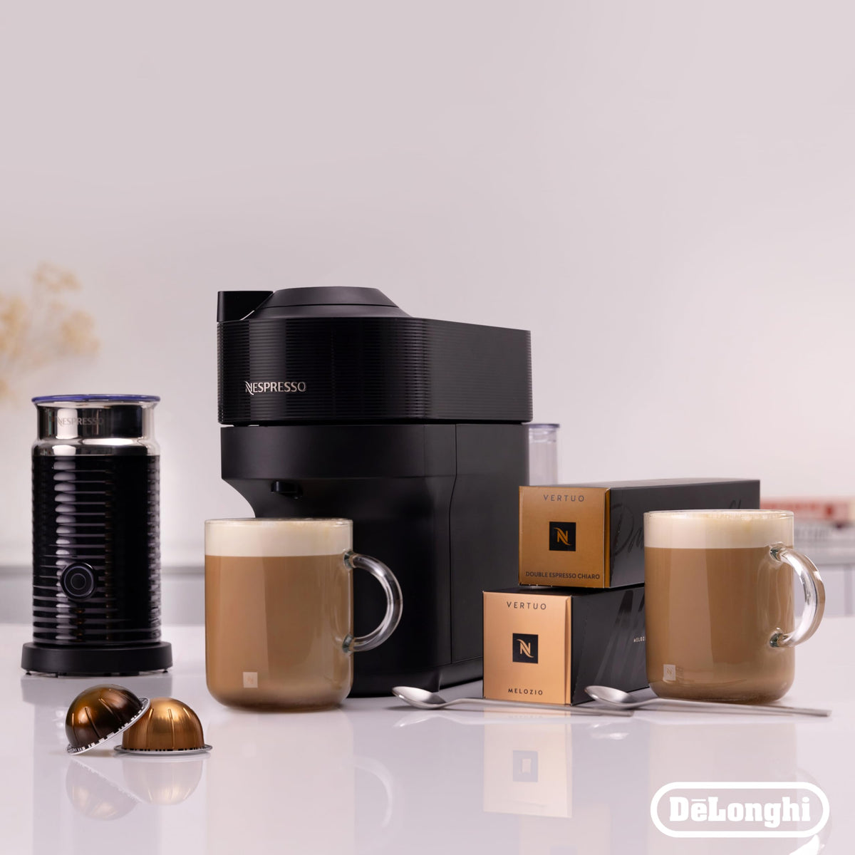 Nespresso Vertuo Pop Coffee Machine Six Cup Sizes