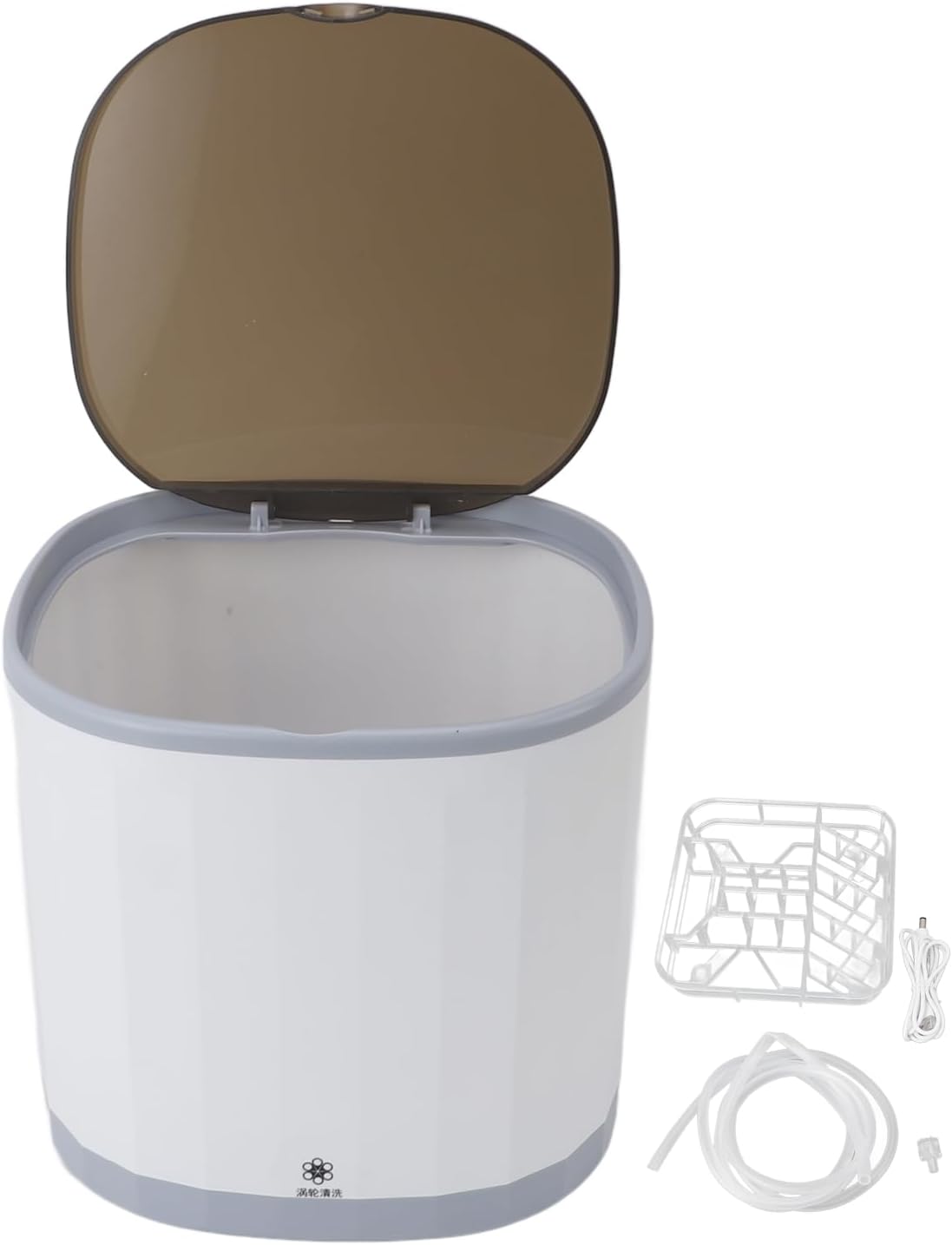 Portable Countertop Cup Dishwasher 4L USB Rechargeable