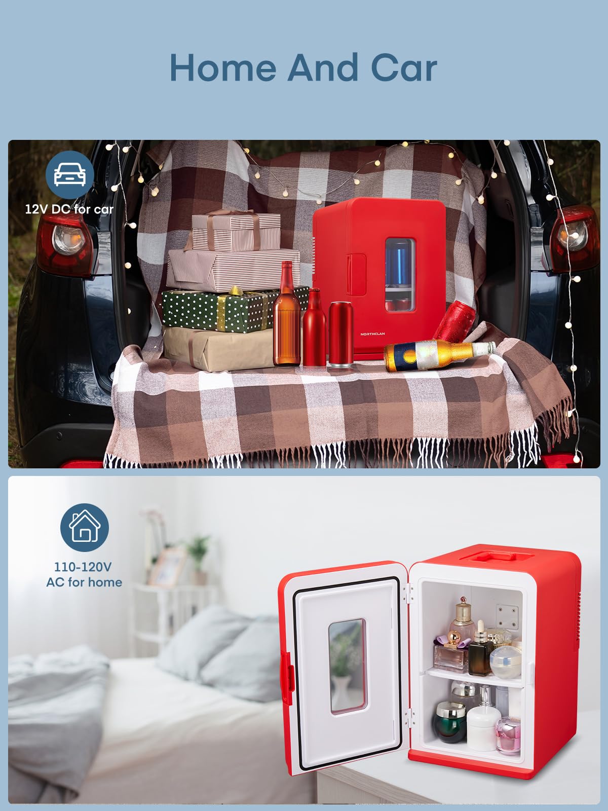 Portable Thermoelectric Mini Fridge Cooler Warmer