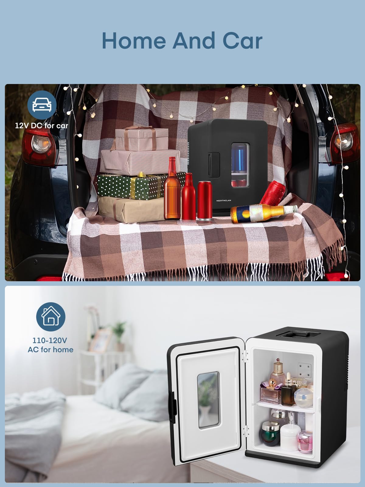 Portable Thermoelectric Mini Fridge Cooler Warmer