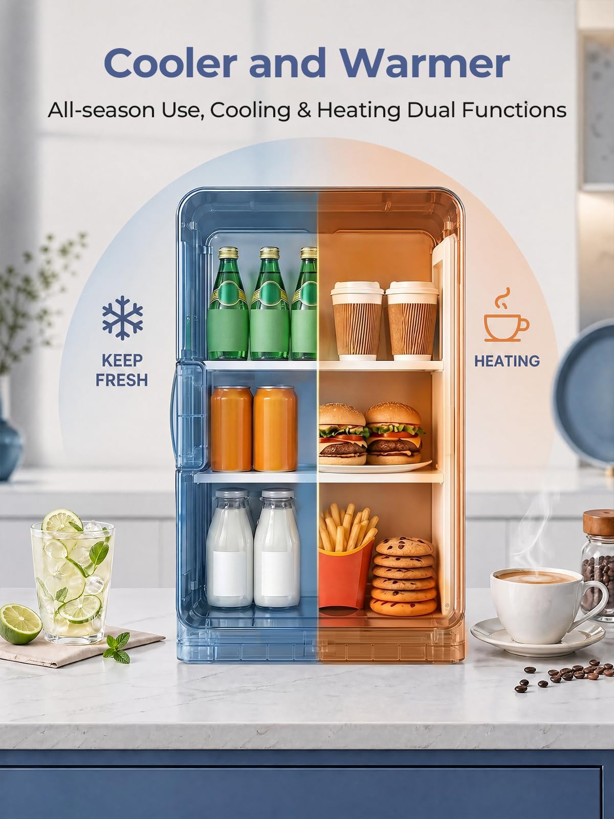 Portable Thermoelectric Mini Fridge Cooler Warmer
