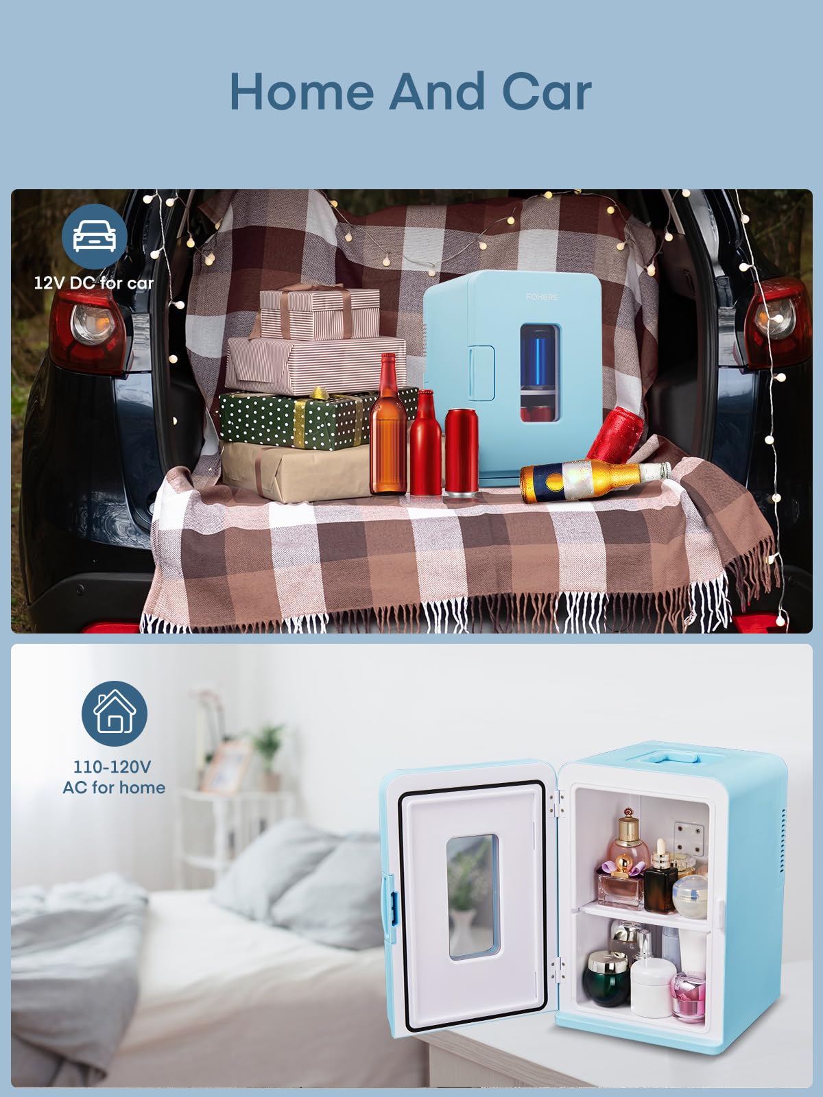 Portable Thermoelectric Mini Fridge Cooler Warmer