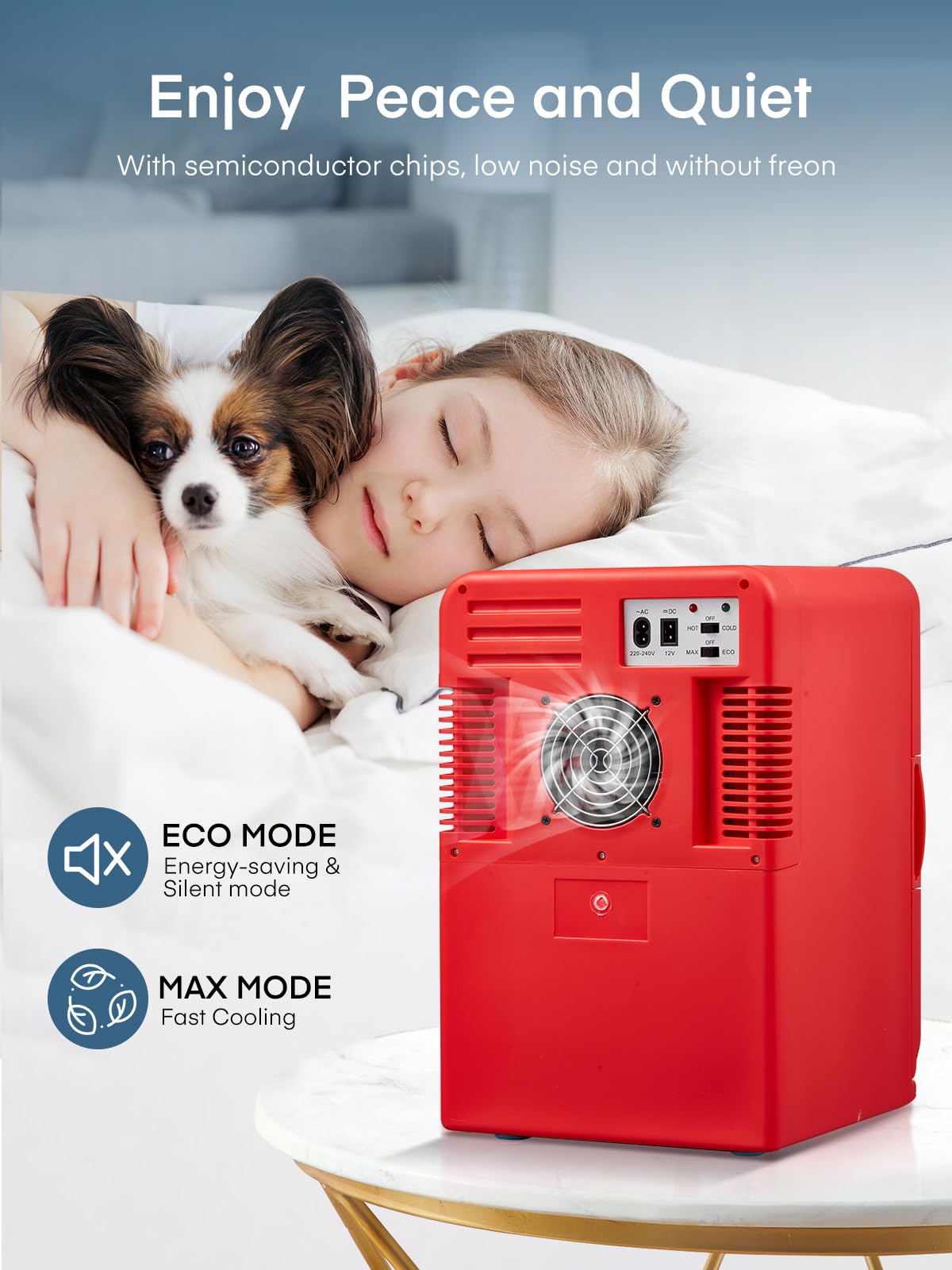 Portable Thermoelectric Mini Fridge Cooler Warmer