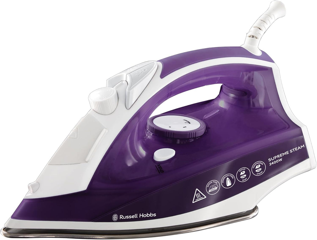 Russell Hobbs 2400W Steam Iron 300ml Tank 110g Shot 23060