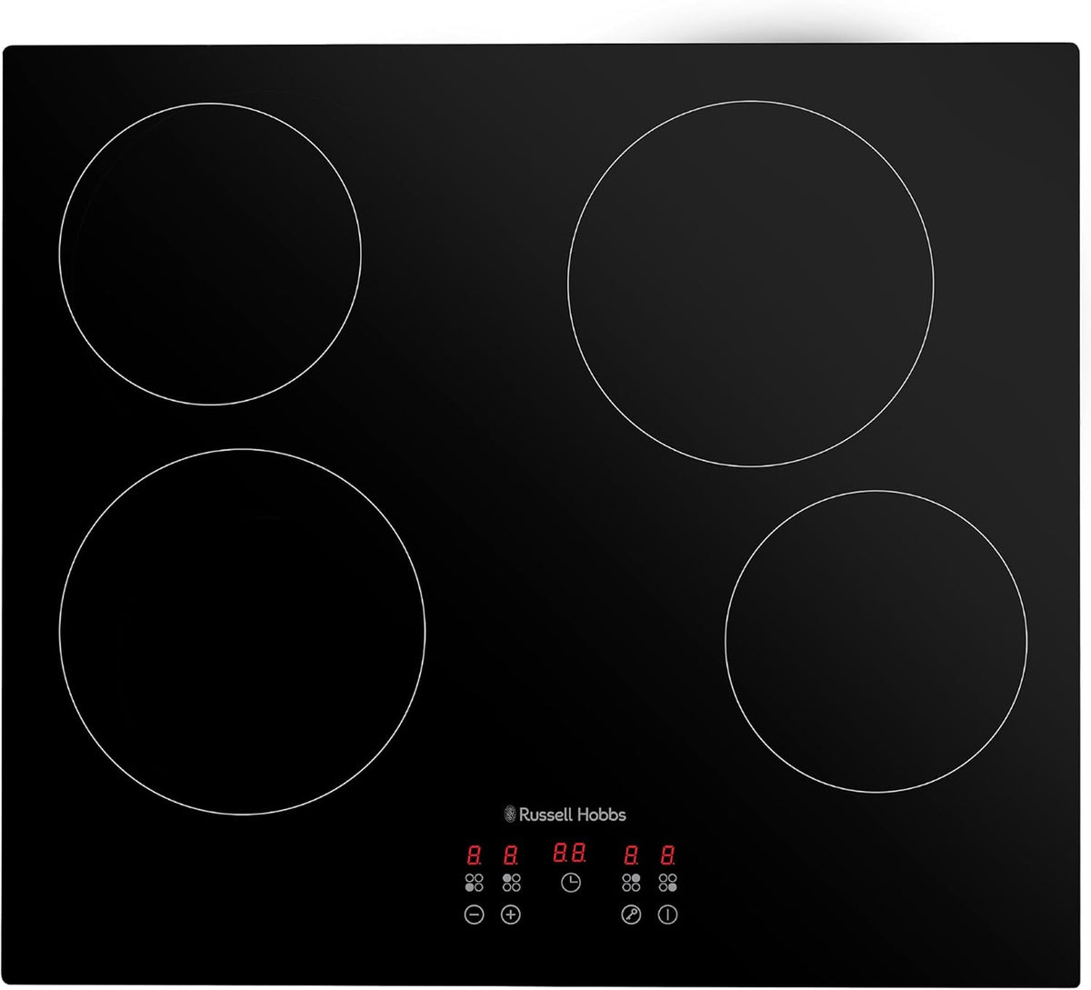 Russell Hobbs 59cm Electric Ceramic Hob, 4 Zones, RH60EH413B