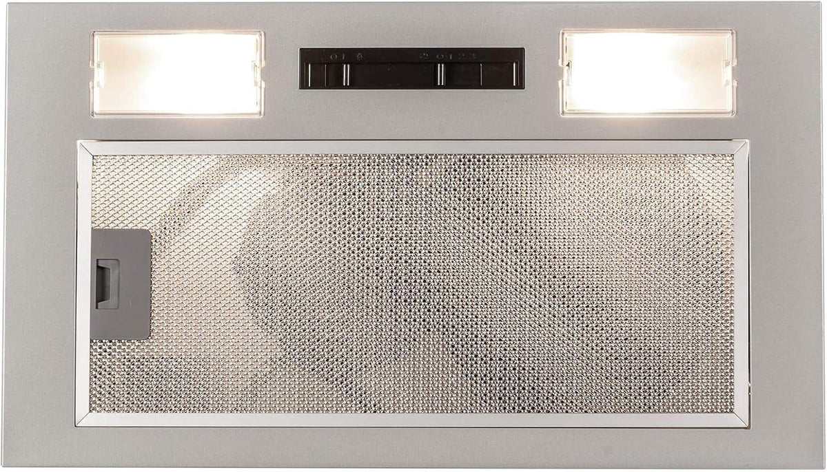 SIA UC52SI 52cm Silver Canopy Cooker Hood Extractor