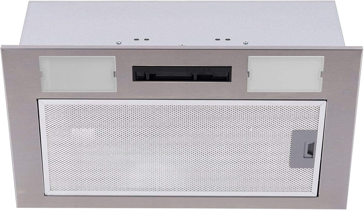 SIA UC52SI 52cm Silver Canopy Cooker Hood Extractor