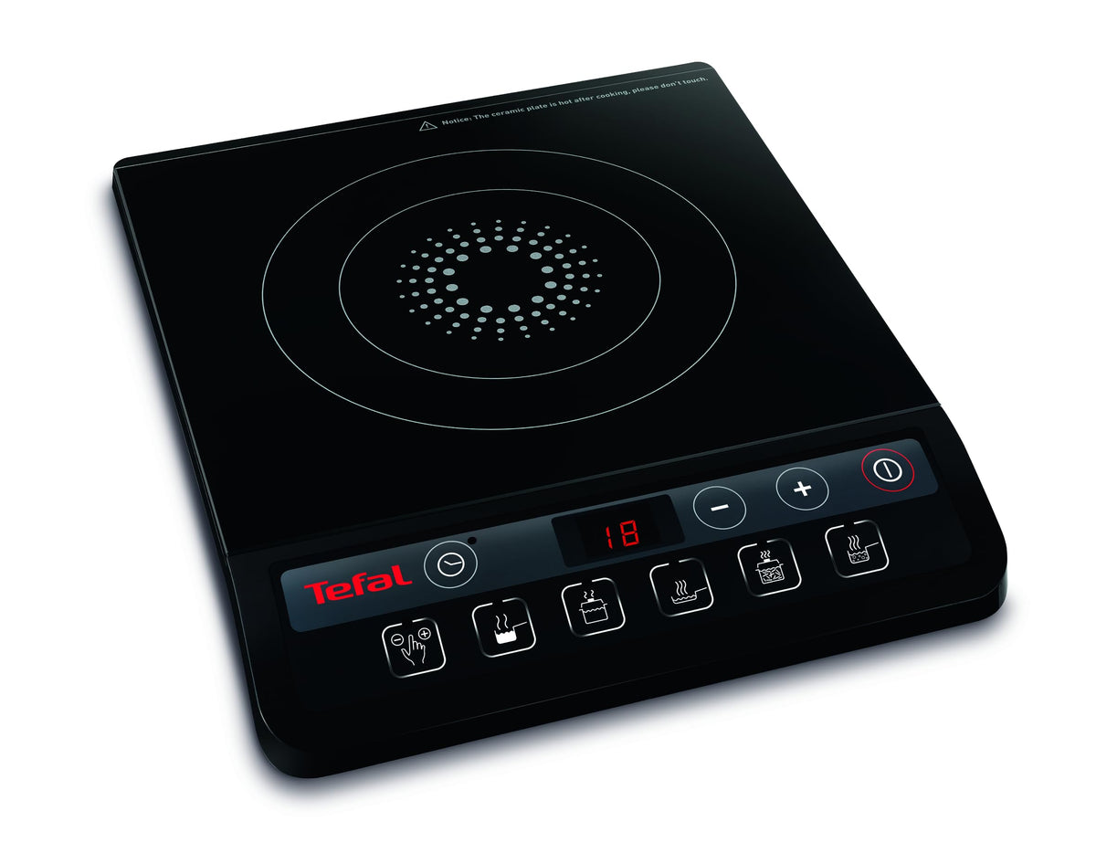 Tefal Slim Portable Induction Hob 2100W Black IH210840