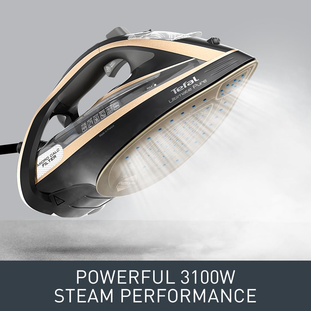 Tefal Ultimate Pure Steam Iron 3100W 280g/min FV9843G0
