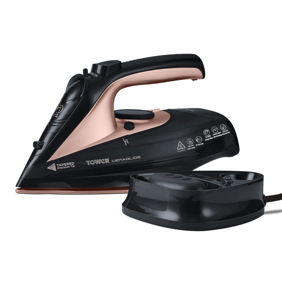 Tower T22008 Cordless Ceramic Steam Iron 2400W